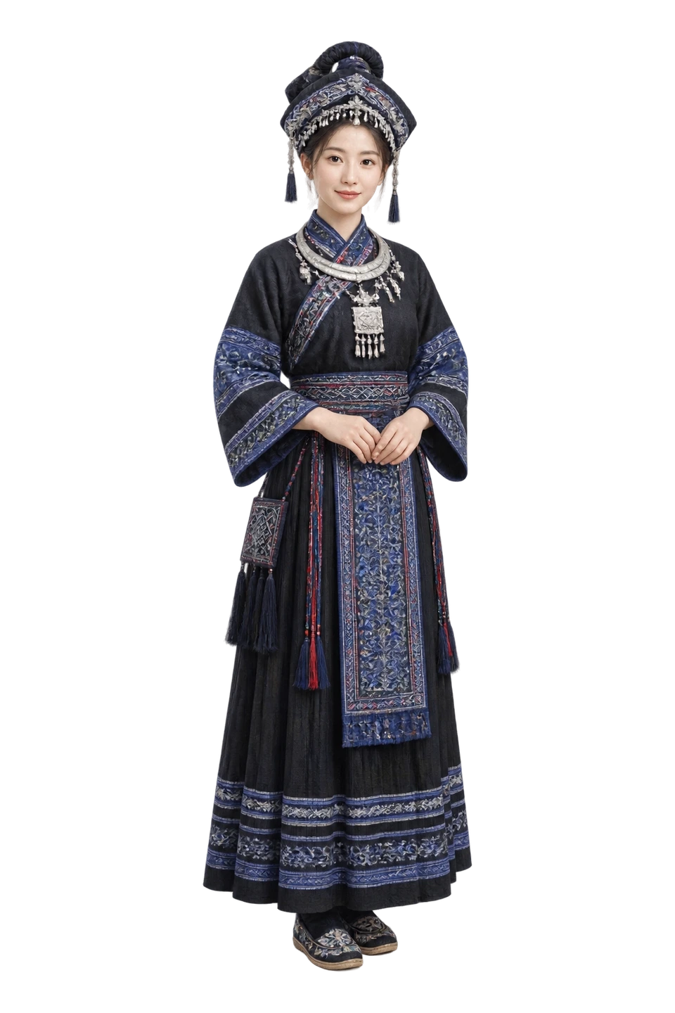 水族成年女性服饰 AI 3D 艺术示意